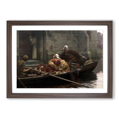 In Time of Peril by Edmund Leighton - Picture Frame Painting