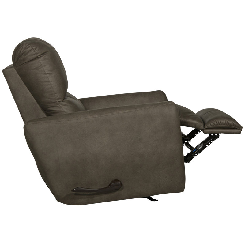 Fauteuil inclinable et berçant Riaz, Brun