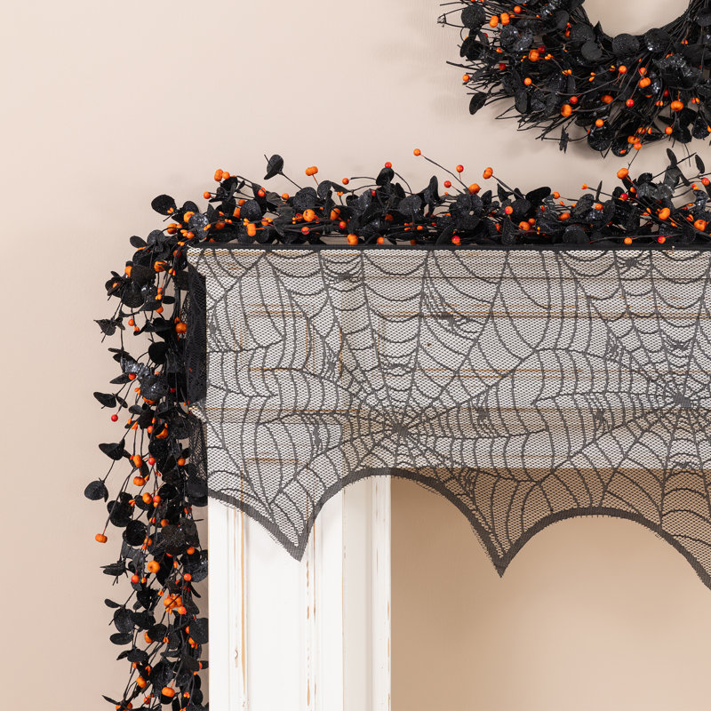 Guirlande de citrouille d'Halloween 72 po