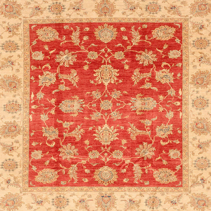 Tapis abstrait moderne 3985, Carré 8 pi