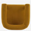 Chaise d'appoint moderne rembourrée avec accoudoirs ronds-125576066