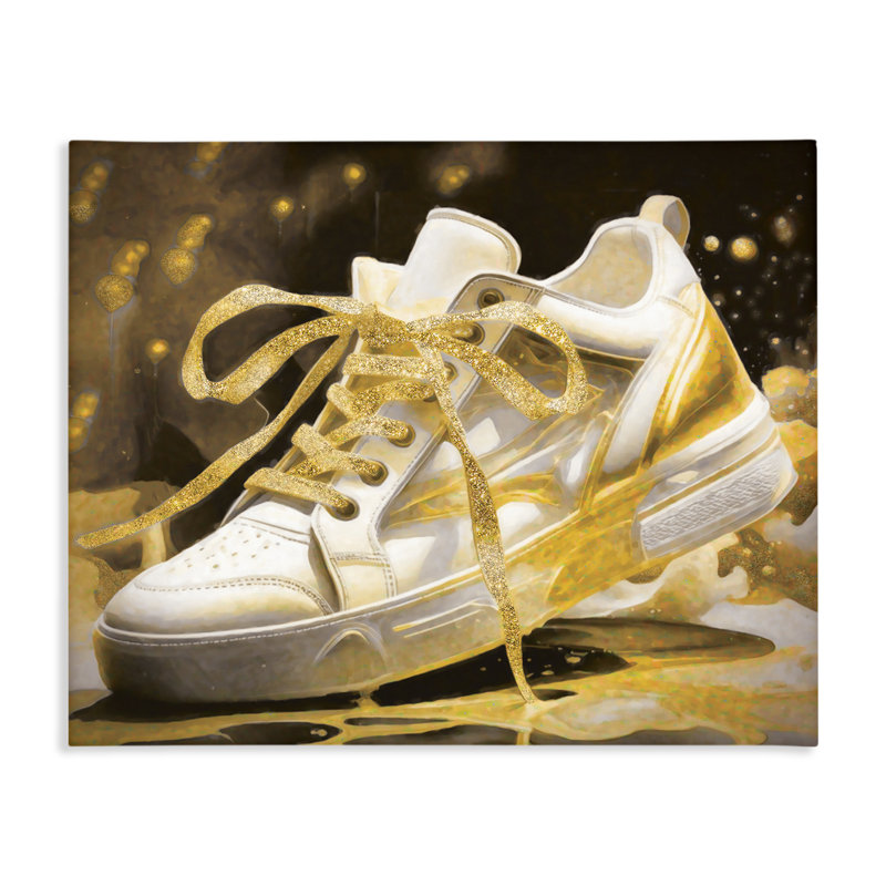Toile de fond Splashy Gold, design par Grotto Studios, H 16 po x l 20 po
