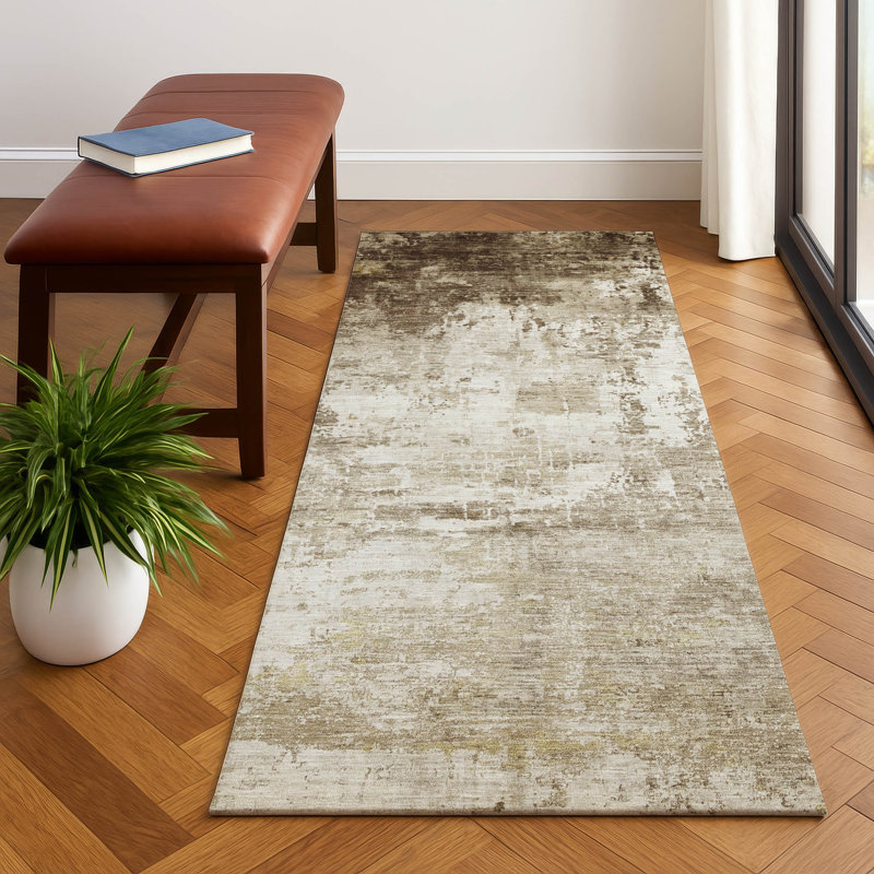 Premium Machine Washable Verlin AMF1766 Modern Rug, Runner 2'3" x 7'6"