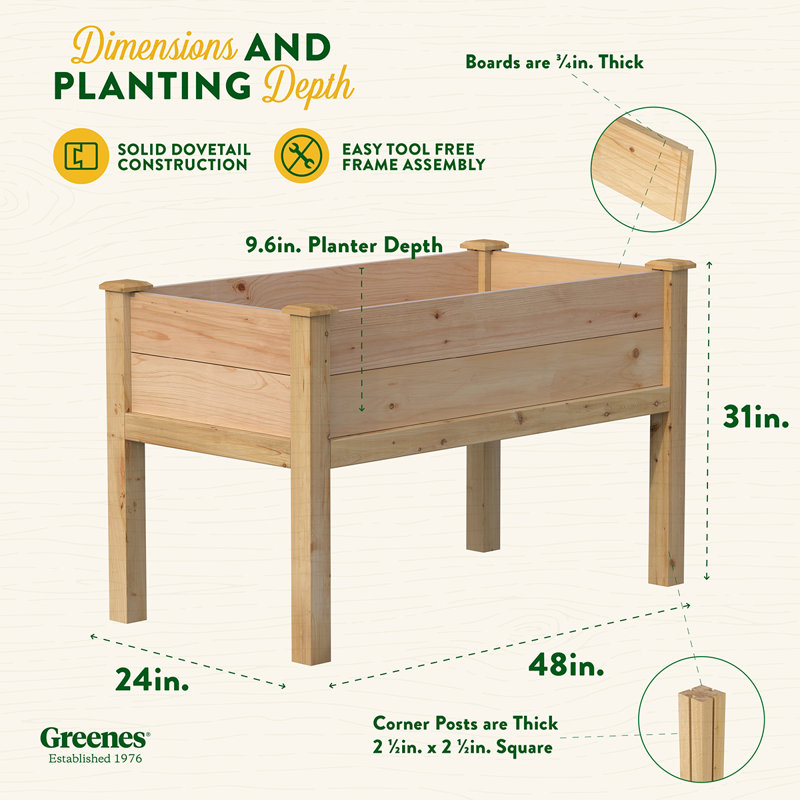 Outdoor Elevated Planter
