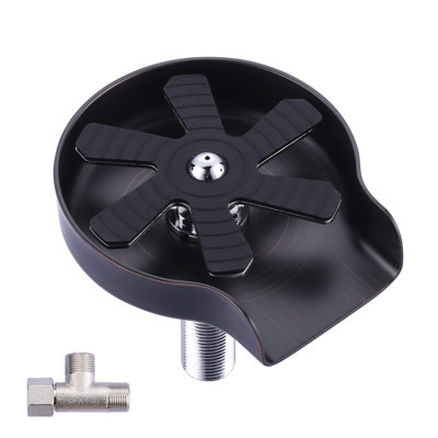 Laveur de bouteilles en verre pour lavabo