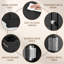 Armoire de rangement noire avec 4 tiroirs et 1 porte-1098412409