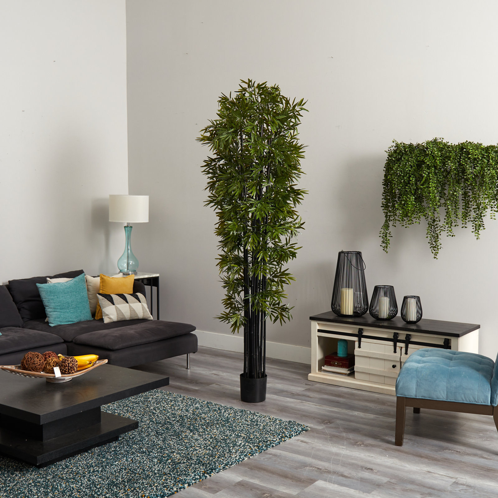 84" Bamboo Tree in Pot, 84" H x 24" W x 24" D