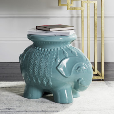 Scarlette Ceramic Accent Stool