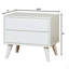 Chevet 2 tiroirs mid-century Ian-121431246