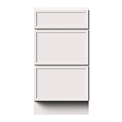 CASAINC Ready-to-Assemble W18"x D24"x H34.5" Kitchen Drawer Base Cabinet