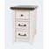 Yoji Solid Wood 3 - Drawer End Table and Built-In Outlets