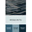 Art mural horizontal horizontal rayé bleu ardoise en métal bleu-1773906218