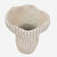 Jardinière corail sable et ciment 9,3 x 9 x 8,7 po avec finition texturée beige