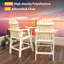 Tabouret de bar d'extérieur 27,6 po avec coussin Faul-1148790254
