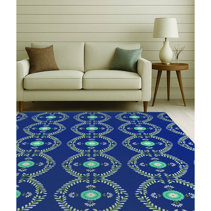 Tapis décoratif à poils courts Bree, Rectangulaire 8 pi x 10 pi