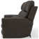 Seibert Top Grain Leather Match Power Zero Gravity Reclining Console Loveseat with Power Headrest