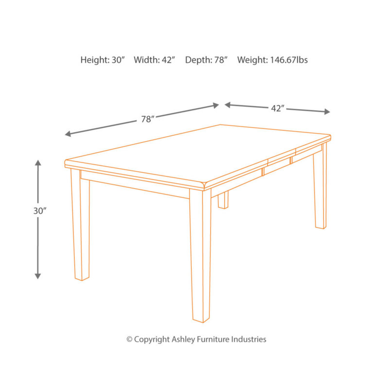 Ekkard Four Leg Dining Set, 9 Pieces: Table, 8 Chairs