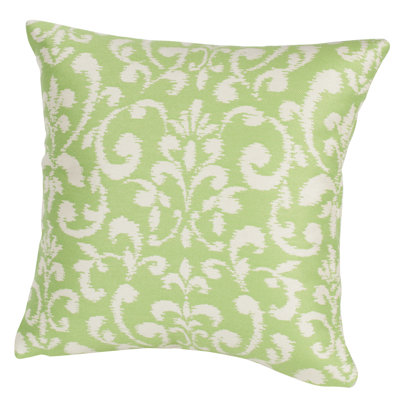 Coastal Damask Outdoor Reversible Throw Pillow