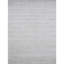 Silk Abstract Area Rug in Silver-431844130