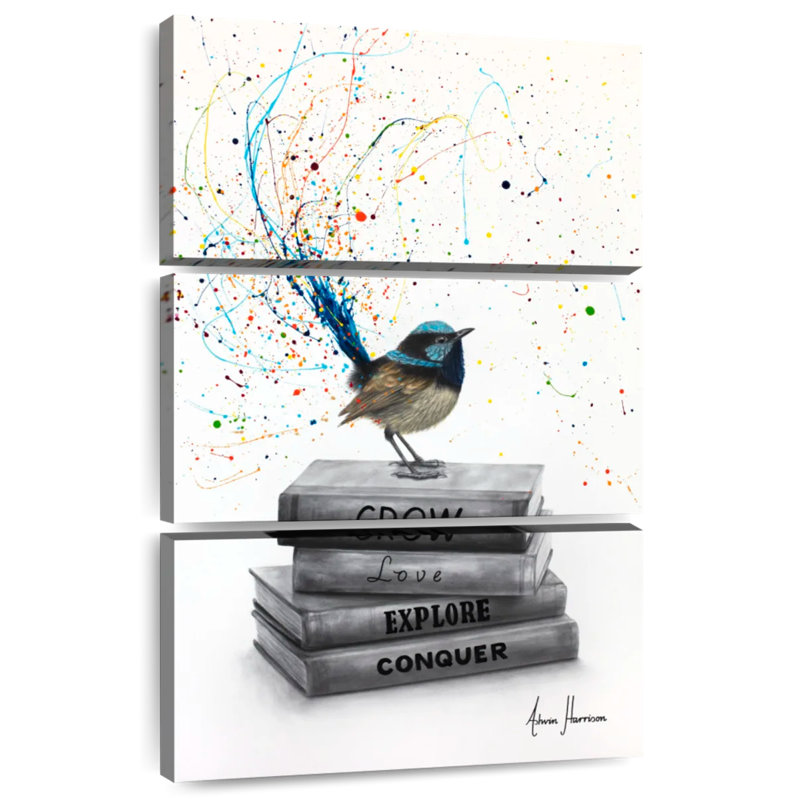 Brampt Building Books, 32" H x 20" W