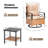 3 Pieces Patio Swivel Rocker Rattan Chairs - Outdoor Swivel Rocking Chairs With 1 Rattan Coffee Table, Perfect For Porch, Garden, And Lawn-109243046