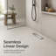 Drain linéaire noir mat FlowCore 12 po-126309784