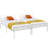 2 Set Bed Frame, 2 Pcs Twin Size Metal Platform Bedframe with Headboard & Footboard, Mattress Foundation with Steel Slat Support, Underbed Storage, No Box Spring Needed (Set of 2)-287594553