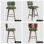 Tabouret pivotant rembourré à hauteur de bar-1831924400