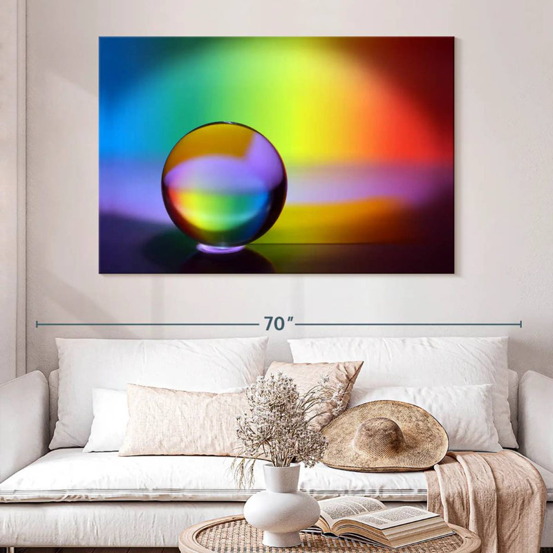 Rainbow Sphere, 34" H x 51" W