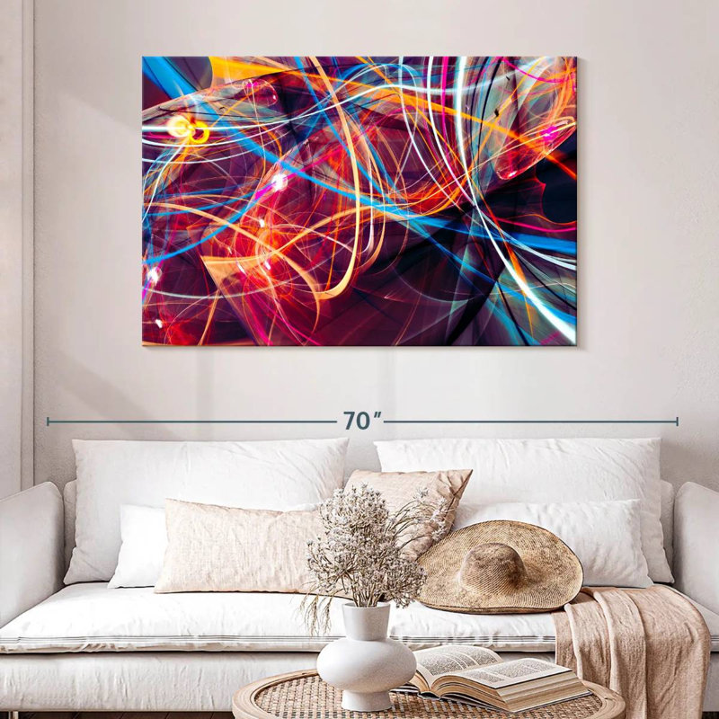 Avery Neon Light Streams, 32" H x 48" W