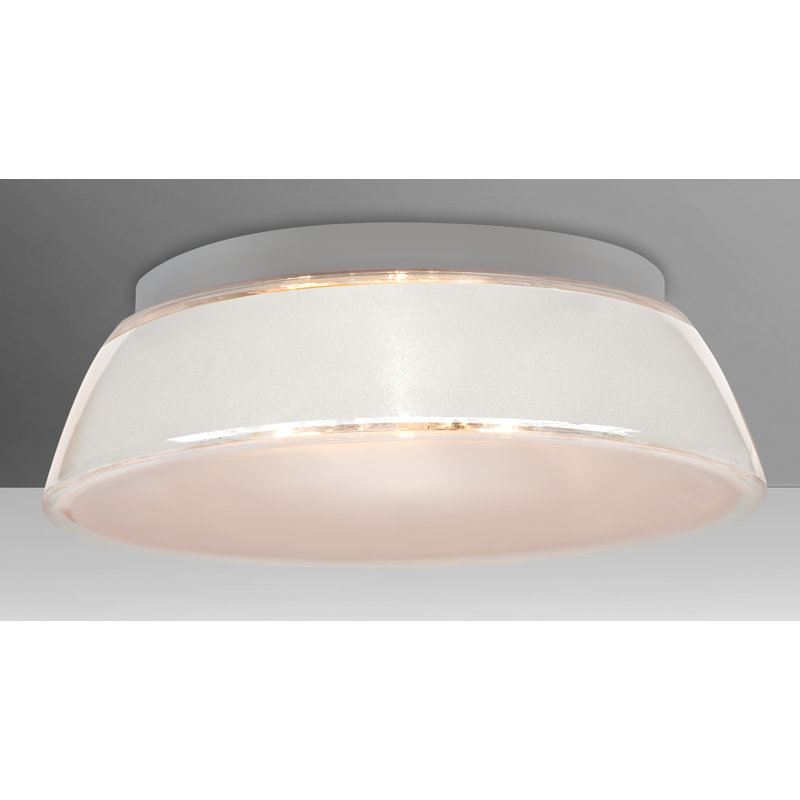 Plafonnier encastré d'extérieur 2 lumières Delaune, Blanc