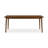 Marvi SERIFF EXTENSION DINING TABLE DARK WALNUT