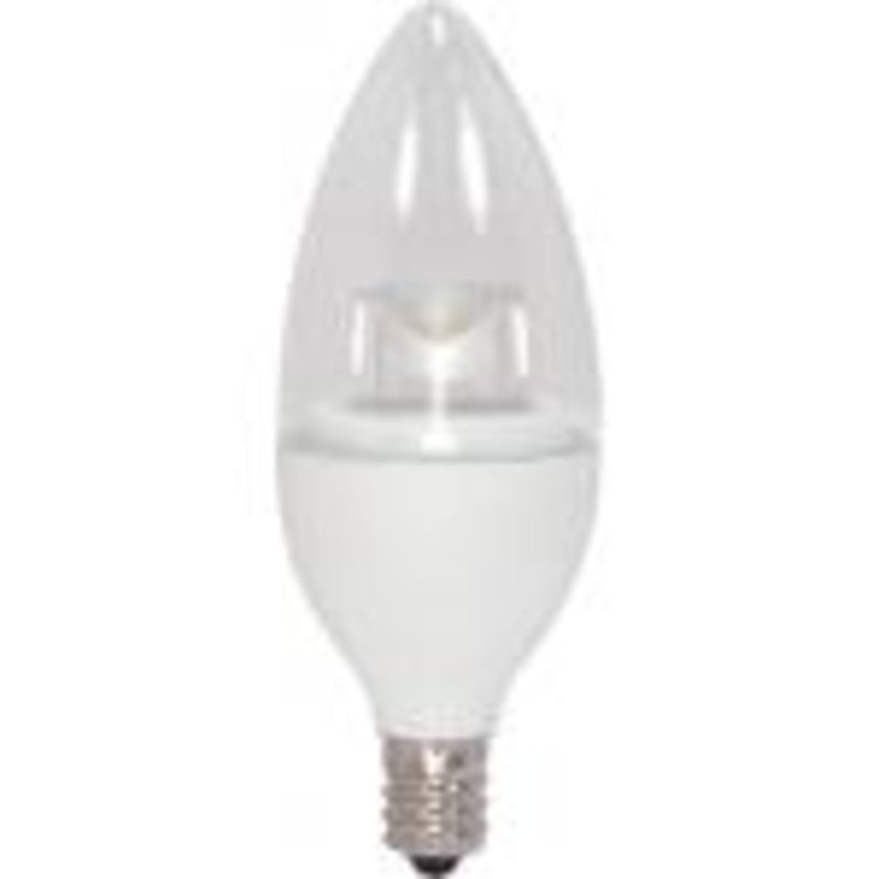 Single 2.8 Watt Dimmable Candelabra (E12) Base LED Bulb