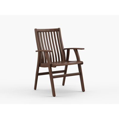 Heritage Solid Wood Patio Dining Armchair