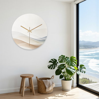 Horloge murale en verre