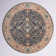 Christa Oriental Cream/Navy/Orange Area Rug