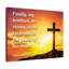 Be Strong Ephesians 6:10 - Wrapped Canvas Print
