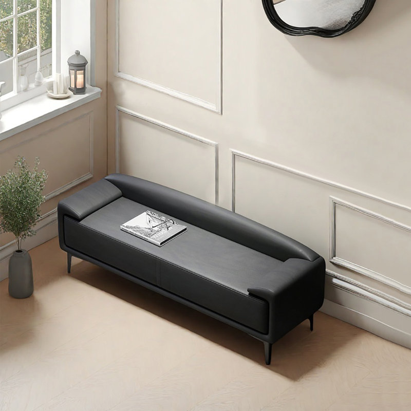 59.1in Shoe Changing Stool, Gray
