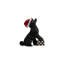 Holiday Poodle Dog Ornament