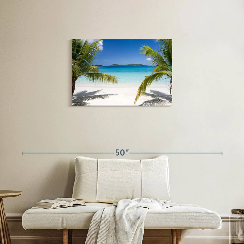 Gillard Pristine Caribbean Beach, H 20 po x l 30 po