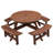 Spacious Wooden Patio Dining Sets, Farmhouse Style For Outdoor Gatherings