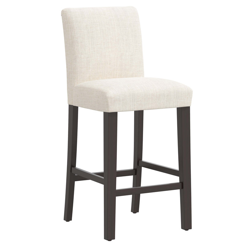 Hadrien Bar & Counter Stool, Bar Stool (31” Seat Height), Classic Talc Linen, Cream