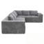 Canapé modulaire en L en chenille avec douceur-1399201085