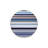 Blue Straight Line Patterned Woven Base Washable Rug-1527695373
