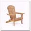 Ensemble de 2 chaises pliantes en bois massif Adirondack résistantes aux intempéries avec design pliable-510457407