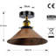 Denzel Semi Flush Mount-1331224601