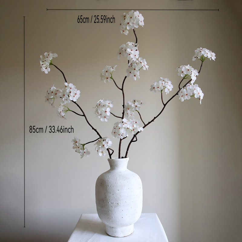 Ornements de fleurs simulées