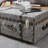 Texture Storage Trunk with Wheels - Marbled Pattern-88967482
