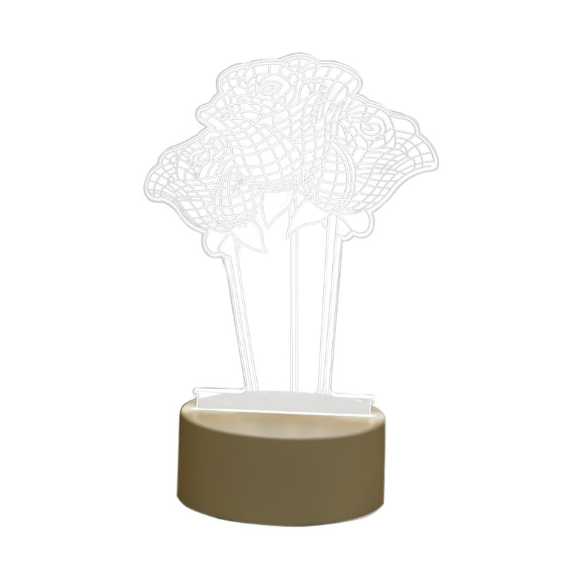 USB USB acrylique lampe veilleuse maison cadeaux de décoration extérieure