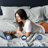 Martex 400 Thread Count Luxury Sheet Set 100% Long Staple Cotton Sateen Weave Silky Soft & Durable, Wrinkle & Fade Resistant, Deep Pocket-99397394-99397395